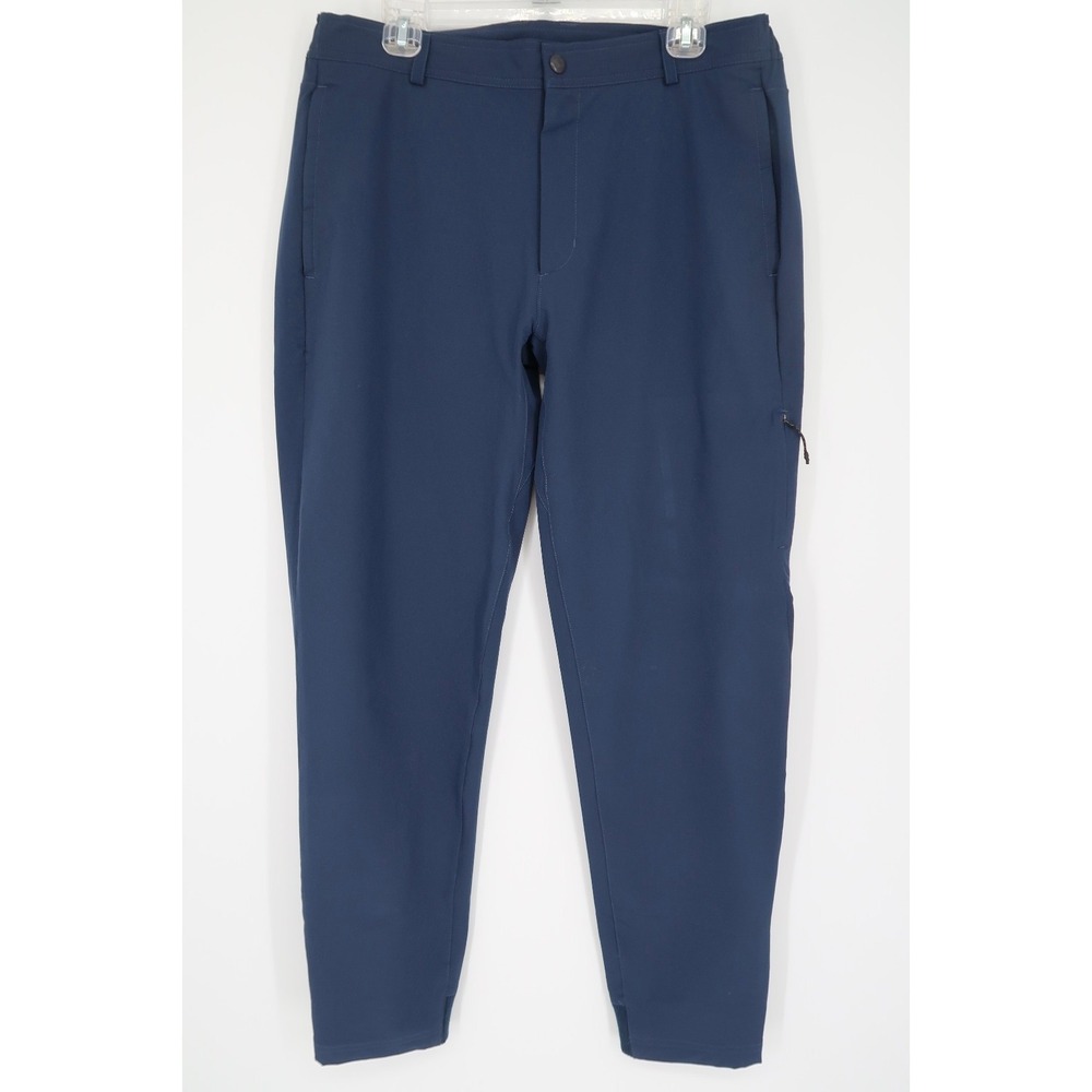 Mack Weldon Radius Flex‎ Jogger Mens Size Large (34x30) Navy Tech Pants Slim